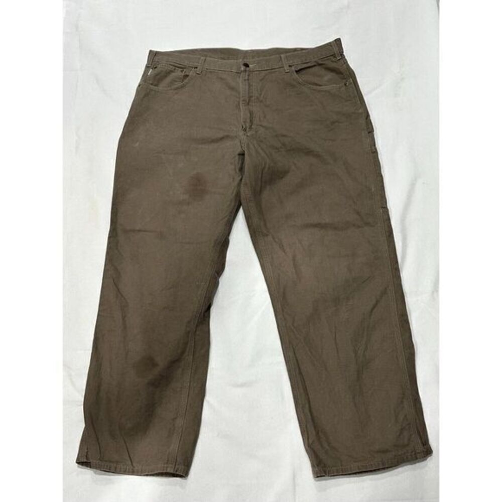 Carhartt B159 MUS Loose Canvas Carpenter Pants Mens Size 42x32‎
